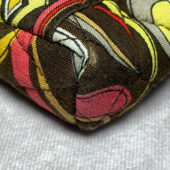 Vera Bradley Puccini Small Cosmetic/Makeup/Toiletry Lined Bag Zip Closure - Picture 8 of 9